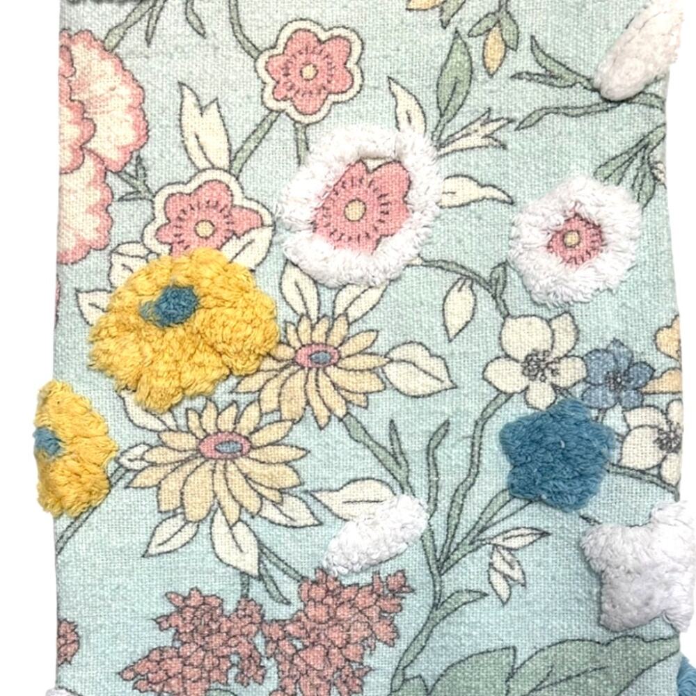 Max Studio Home Boho Floral Textured Throw 47"x52"
